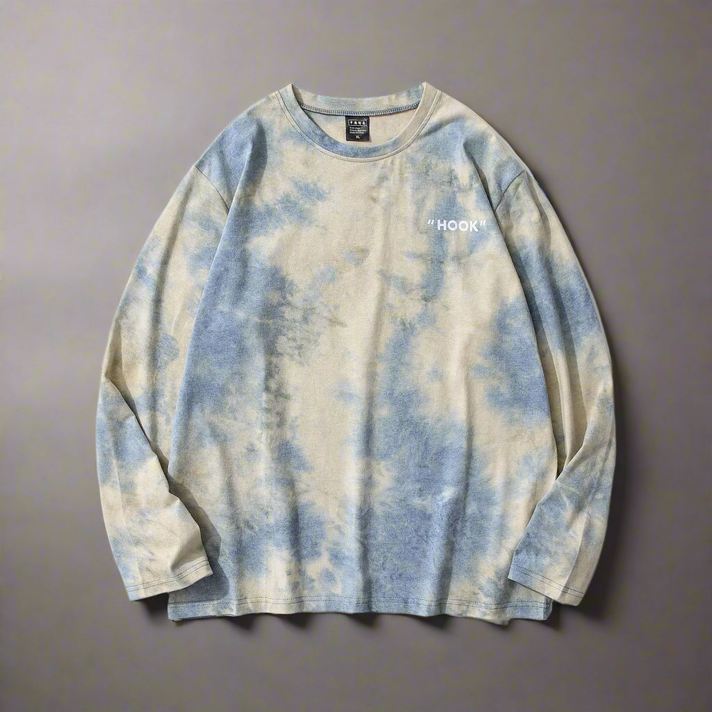 DAZE|HOOK Fade Wash Long Sleeve Tee