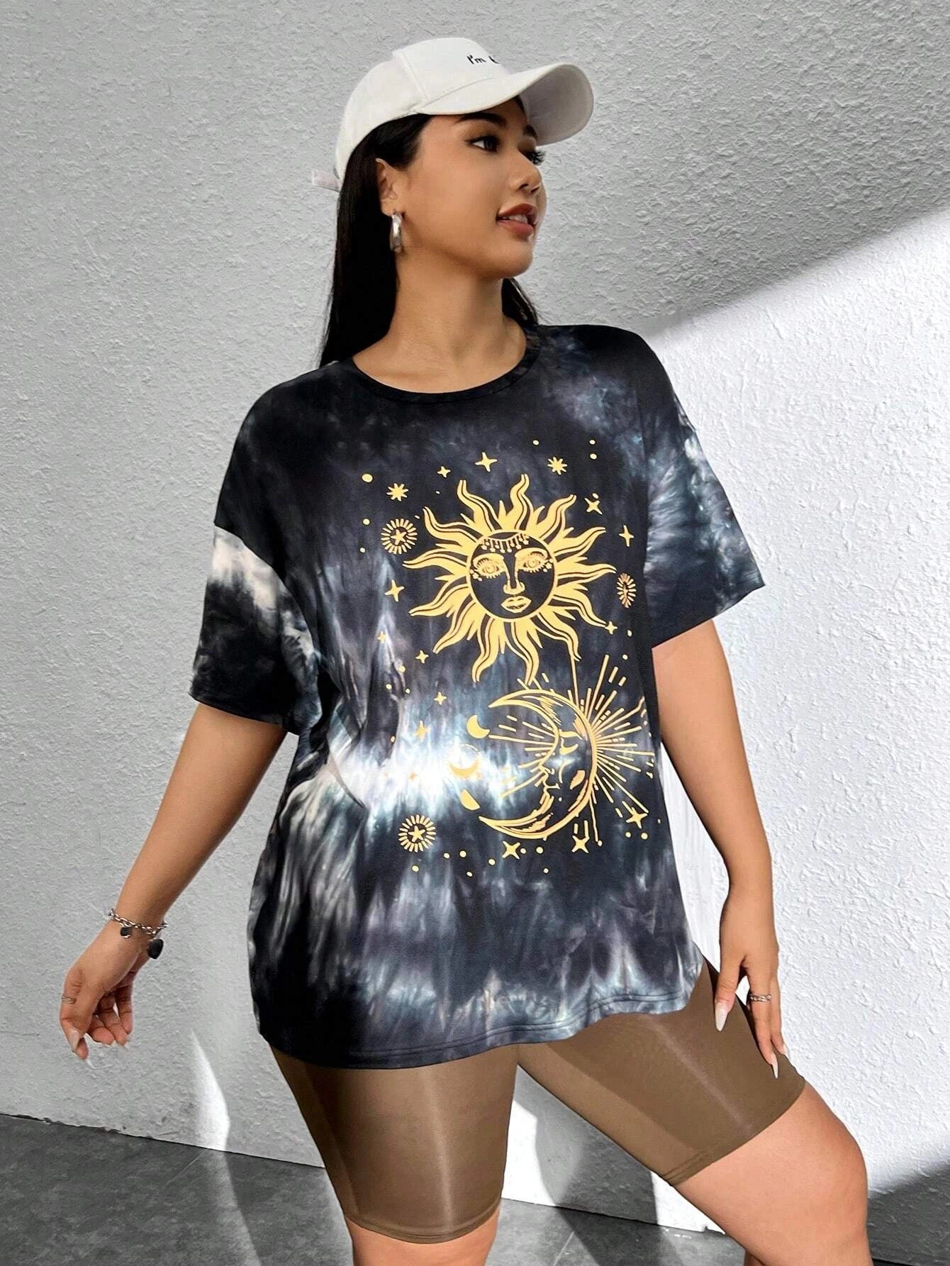DAZE Eclipse Tee — Gold Sun & Moon Edition