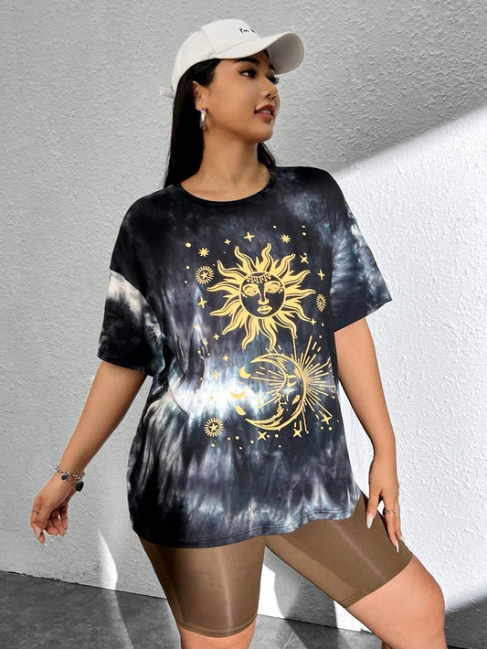 DAZE Eclipse Tee — Gold Sun & Moon Edition