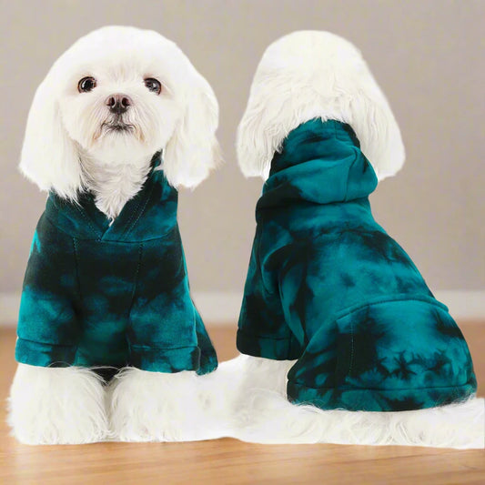 DAZE CloudPup Tie-Dye Dog Hoodie