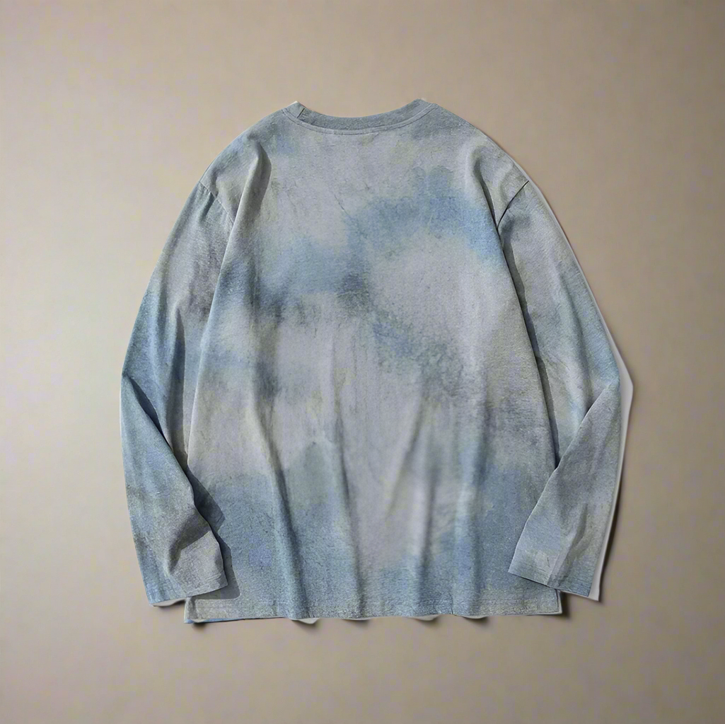 DAZE|HOOK Fade Wash Long Sleeve Tee