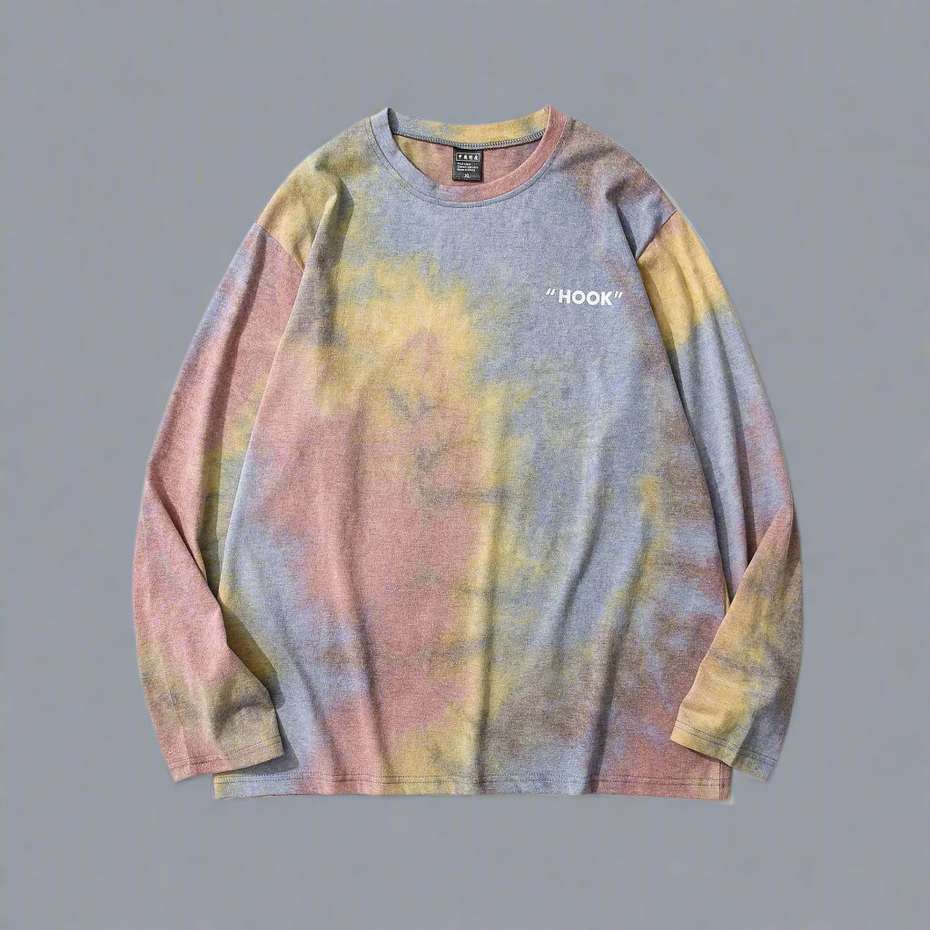 DAZE|HOOK Fade Wash Long Sleeve Tee