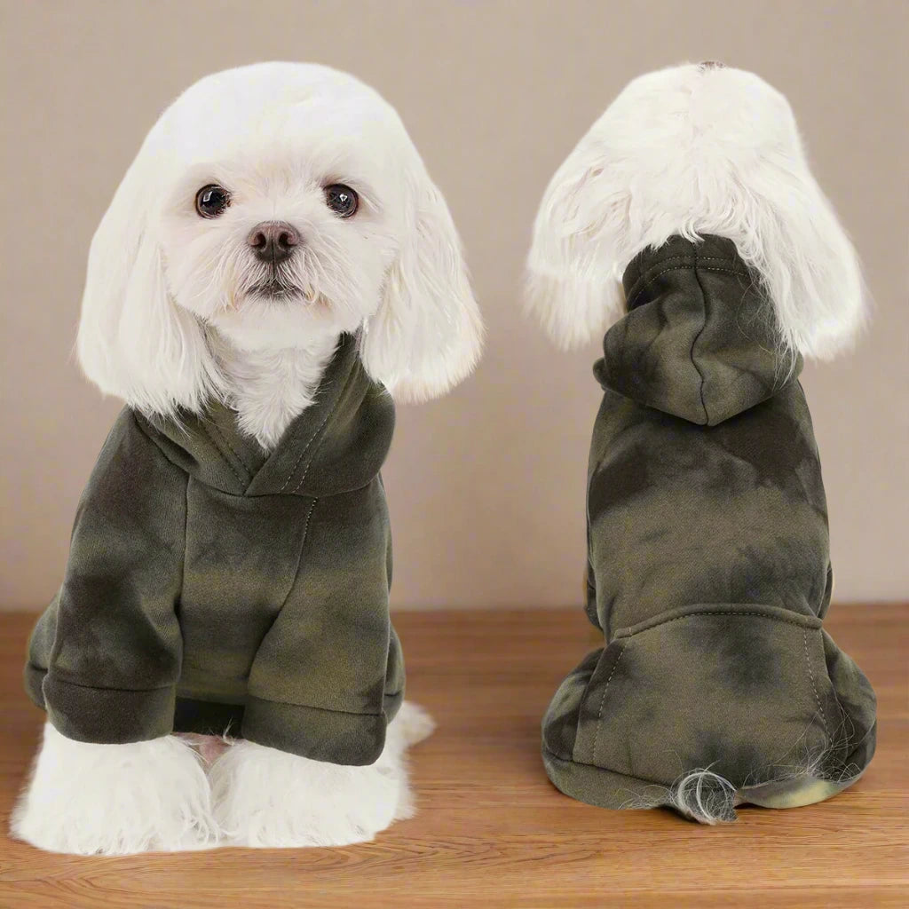 DAZE CloudPup Tie-Dye Dog Hoodie