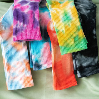 DAZE Tie-Dye CloudBurst Socks