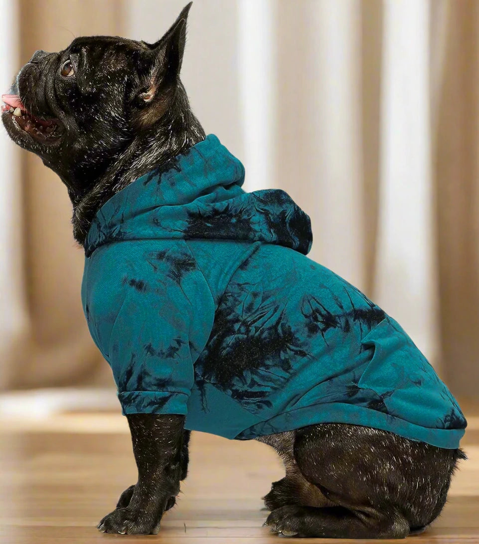 DAZE CloudPup Tie-Dye Dog Hoodie